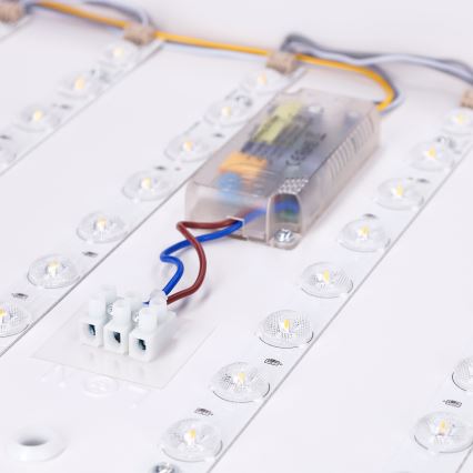 Brilagi - Dimbar LED-takarmatur PILANA LED/60W/230V 3000-6500K ek/svart 56x56 cm + fjärrkontroll