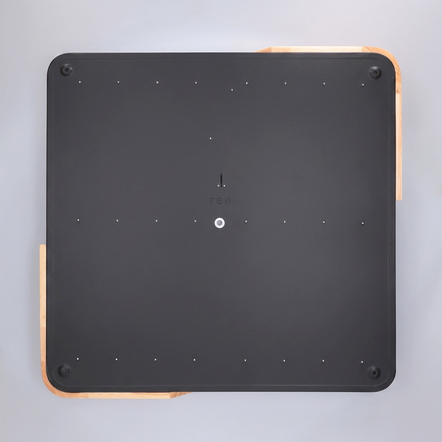 Brilagi - Dimbar LED-takarmatur PILANA LED/60W/230V 3000-6500K ek/svart 56x56 cm + fjärrkontroll