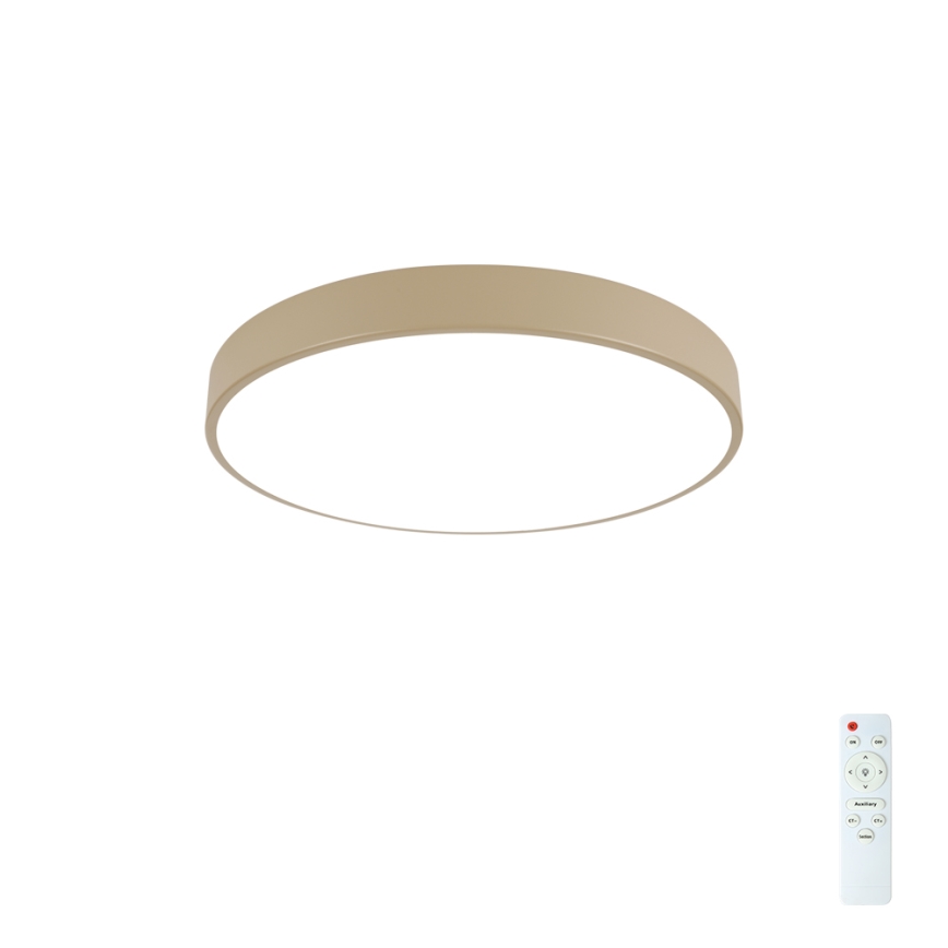 Brilagi - LED-dimmbar taklampa POOL LED/60W/230V 3000-6000K Ø 60 cm beige + fjärrkontroll