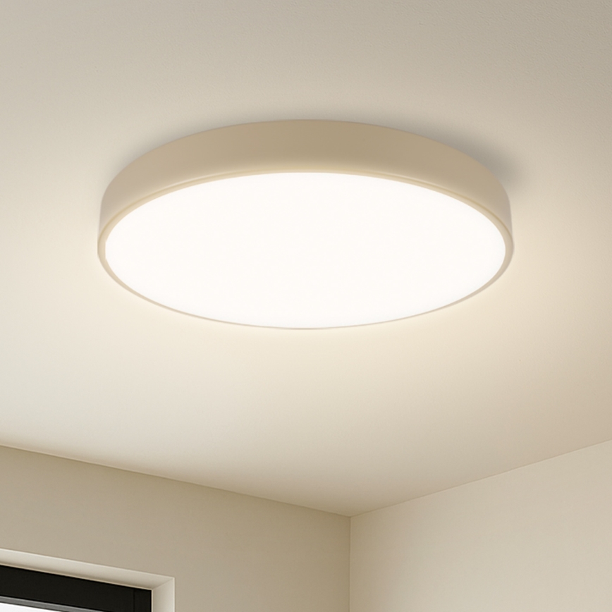 Brilagi - Dimbar LED-taklampa POOL SMART LED/48W/230V 3000-6000K Ø 40 cm Wi-Fi Tuya beige + fjärrkontroll