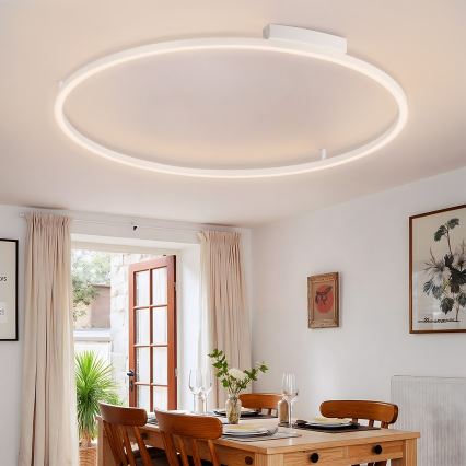 Brilagi - LED-dimbar taklampa PORTOFINO LED/85W/230V 3000–6000K Ø 120 cm vit + fjärrkontroll