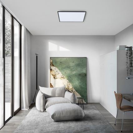 Brilagi - LED dimbar takarmatur SLIMFRAME LED/58W/230V 60x60 cm 3000-6000K svart + fjärrkontroll