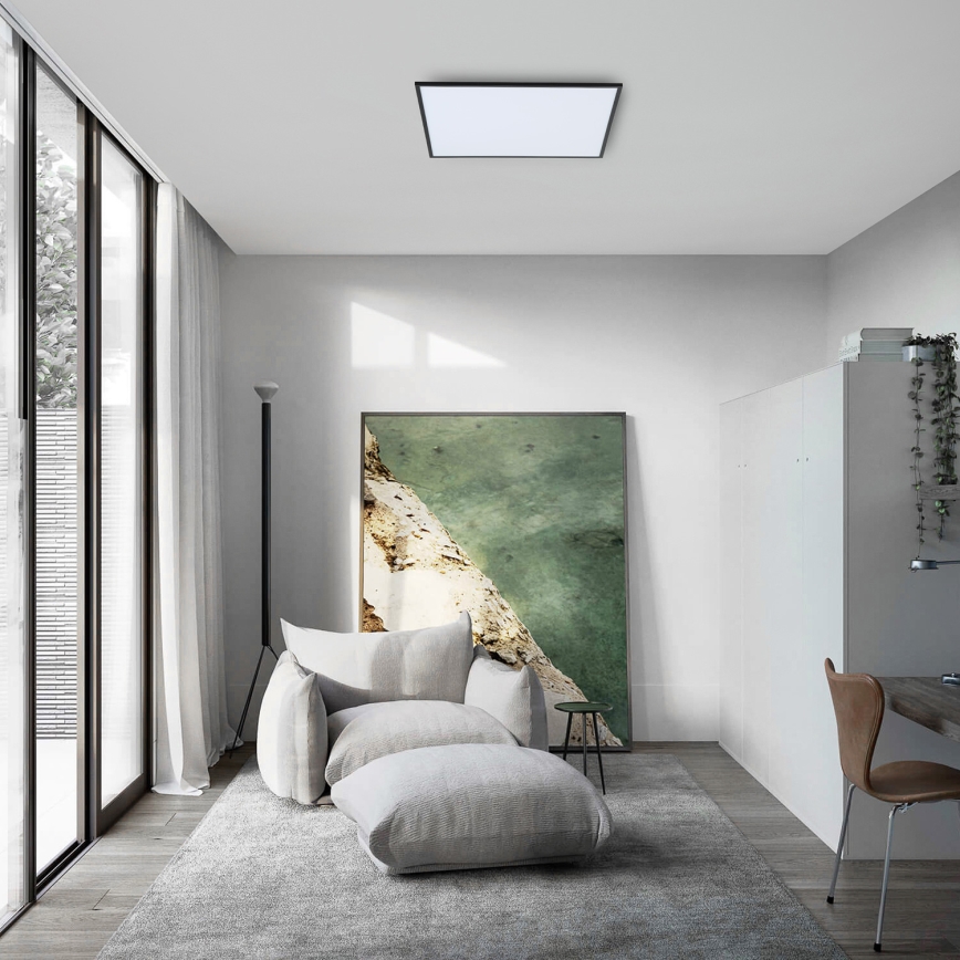 Brilagi - LED dimbar takarmatur SLIMFRAME LED/58W/230V 60x60 cm 3000-6000K svart + fjärrkontroll