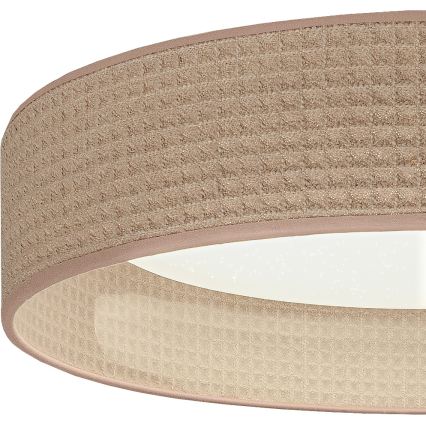 BRILAGI - LED-dimmbar takarmatur VELVET SMARTIX STARS LED/24W/230V 3000–6000K Ø45 cm beige Wi‑Fi Tuya Beacon + fjärrkontroll
