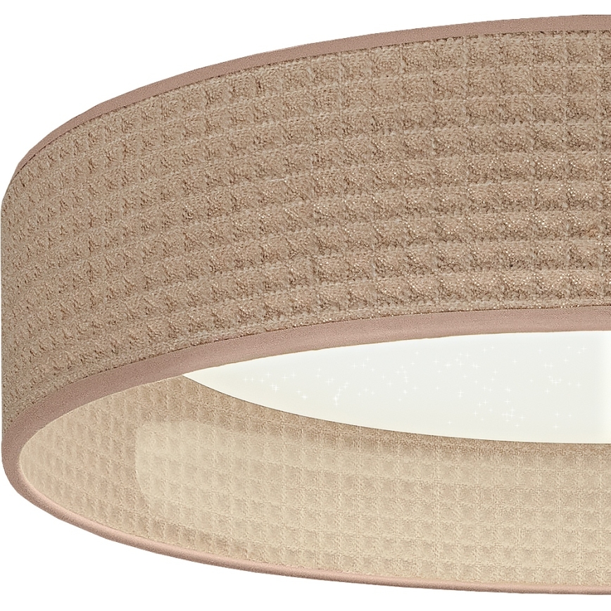 BRILAGI - LED-dimmbar takarmatur VELVET SMARTIX STARS LED/24W/230V 3000–6000K Ø45 cm beige Wi‑Fi Tuya Beacon + fjärrkontroll