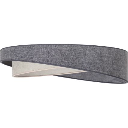 BRILAGI - LED-dimmbar taklampa VELVET TWIST LED/36W/230V 3000-6000K Ø 65 cm Wi-Fi Tuya Beacon grå/krämfärgad + fjärrkontroll