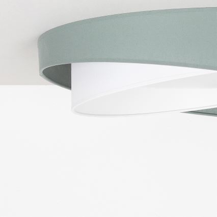 BRILAGI - LED dimbar taklampa VELVET TWIST LED/36W/230V 3000-6000K Ø 65 cm Wi-Fi Tuya Beacon grön/vit + fjärrkontroll