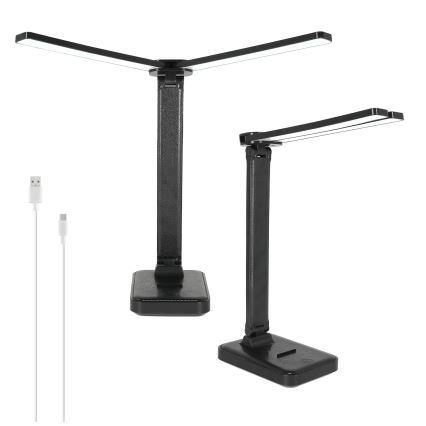 Brilagi - Dimbar LED-bordslampa MODO DUO LED/8W/5V 3000/4000/6500K svart