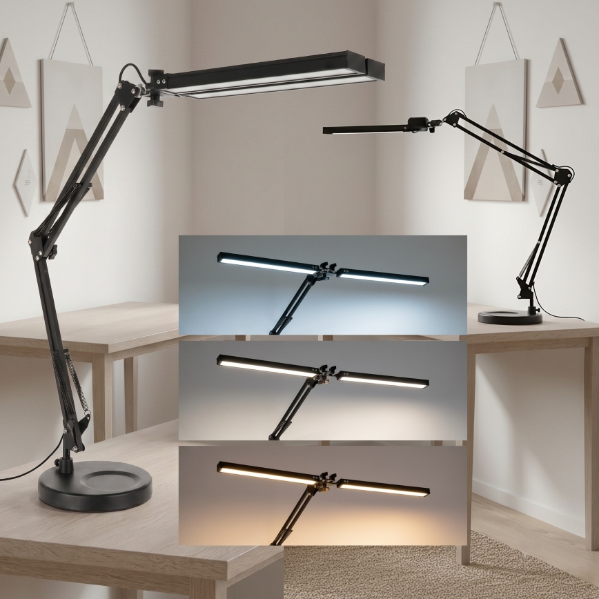 BRILAGI - dimbar LED-bordslampa VARIO LED/15W/230V 3000-6000K svart