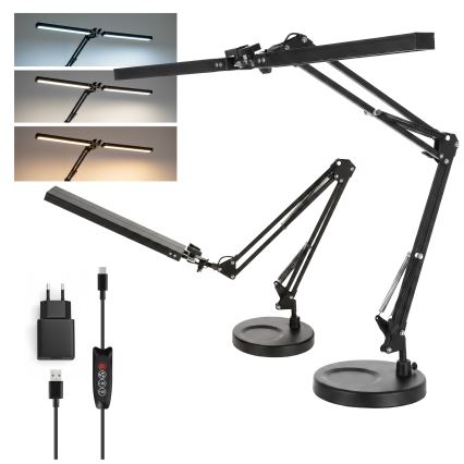 BRILAGI - dimbar LED-bordslampa VARIO LED/15W/230V 3000-6000K svart