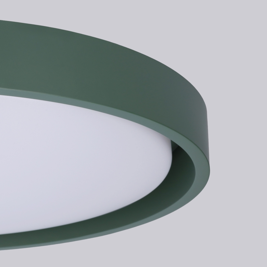 Brilagi - LED Dämpbar taklampa MATTEO LED/48W/230V 3000-6500K Ø41 cm grön + fjärrkontroll