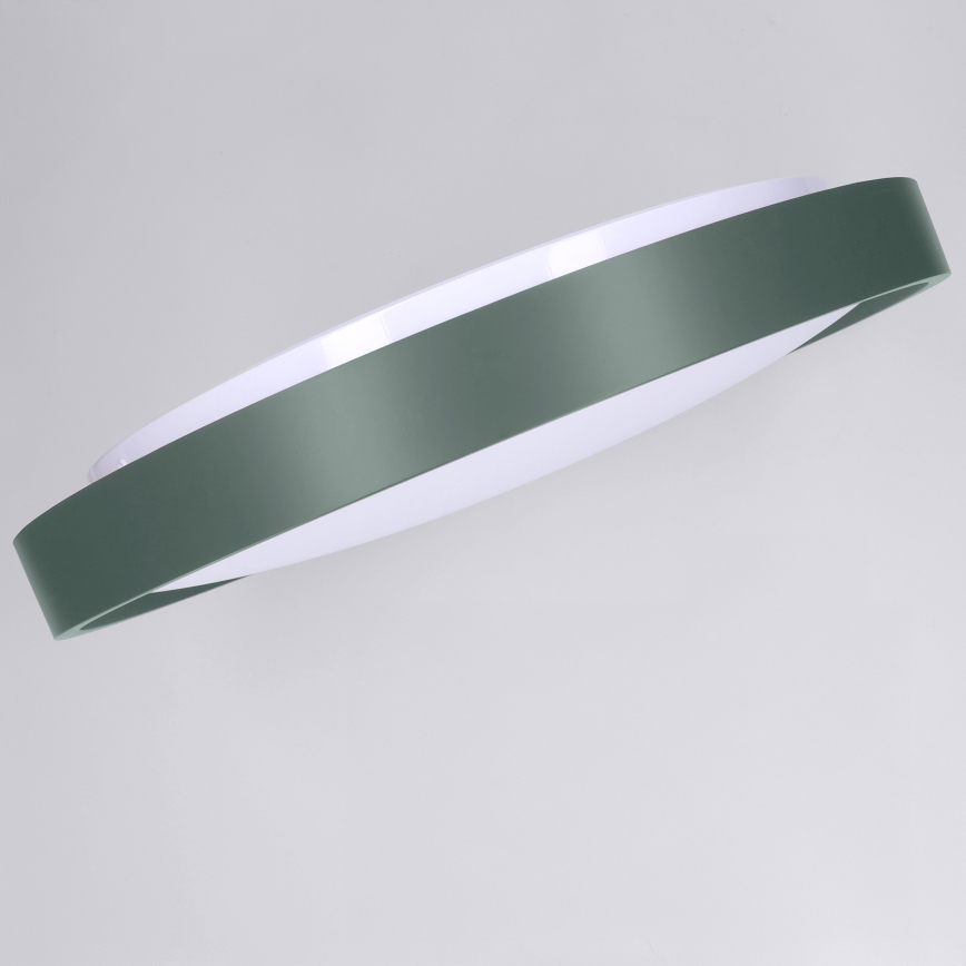 Brilagi - LED Dämpbar taklampa MATTEO LED/48W/230V 3000-6500K Ø41 cm grön + fjärrkontroll