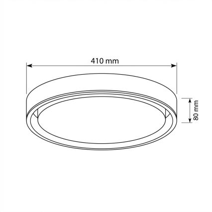 Brilagi - LED Dämpbar taklampa MATTEO LED/48W/230V 3000-6500K Ø41 cm grön + fjärrkontroll