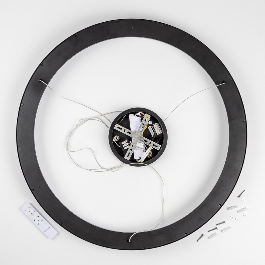 Brilagi - LED-dimbar hänglampa på vajer FALCON II LED/108W/230V 3000-6500K diam. 80 cm svart + fjärrkontroll