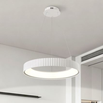 BRILAGI - Dimbar LED-pendel på vajer FALCON MODERN LED/54W/230V 3000-6000K Ø 60 cm vit + fjärrkontroll