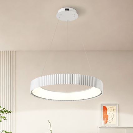 BRILAGI - Dimbar LED-pendel på vajer FALCON MODERN LED/54W/230V 3000-6000K Ø 60 cm vit + fjärrkontroll