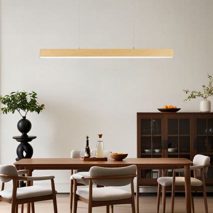 Brilagi - dimbar LED-taklampa SLEEKLINE SMART LED/40W/230V Wi‑Fi Tuya ekdekor + fjärrkontroll