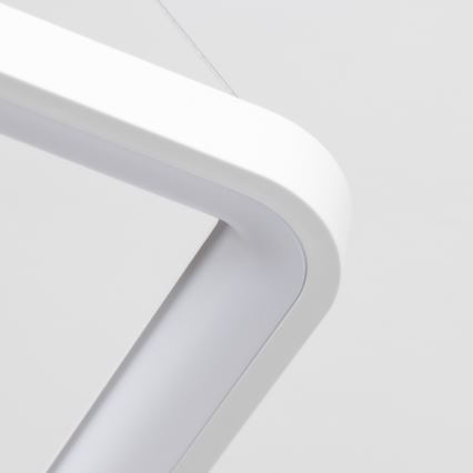 Brilagi - Dimmbar LED-pendel på kabel FALCON SLIM LED/50W/230V 3000–6500K 50x50 cm vit + fjärrkontroll