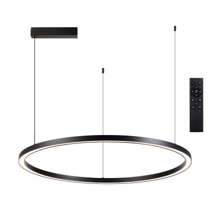 Brilagi - Dimbar LED-pendellampa på kabel PORTOFINO LED/60W/230V 3000–6000K Ø 80 cm svart + fjärrkontroll