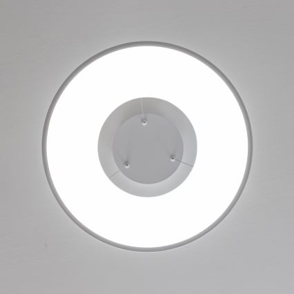Brilagi - Dimbbar LED-pendellampa med vajerupphängning FALCON II LED/67W/230V 3000-6500K Ø 40 cm vit + fjärrkontroll