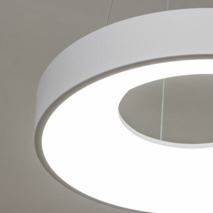 Brilagi - Dimbbar LED-pendellampa med vajerupphängning FALCON II LED/67W/230V 3000-6500K Ø 40 cm vit + fjärrkontroll