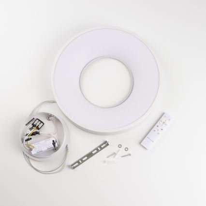 Brilagi - Dimbbar LED-pendellampa med vajerupphängning FALCON II LED/67W/230V 3000-6500K Ø 40 cm vit + fjärrkontroll
