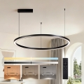 Brilagi - Dimbar LED-pendellampa på kabel PORTOFINO LED/60W/230V 3000–6000K Ø 80 cm svart + fjärrkontroll