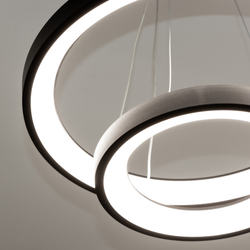 Brilagi - Dimmbar LED-pendellampa med vajer FALCON SLIM LED/68W/230V 3000-6500K Ø 50 cm svart + fjärrkontroll