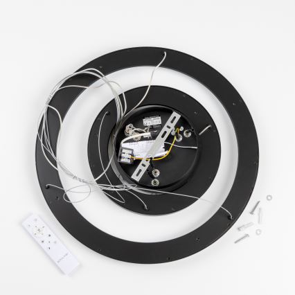 Brilagi - Dimmbar LED-pendellampa med vajer FALCON SLIM LED/68W/230V 3000-6500K Ø 50 cm svart + fjärrkontroll