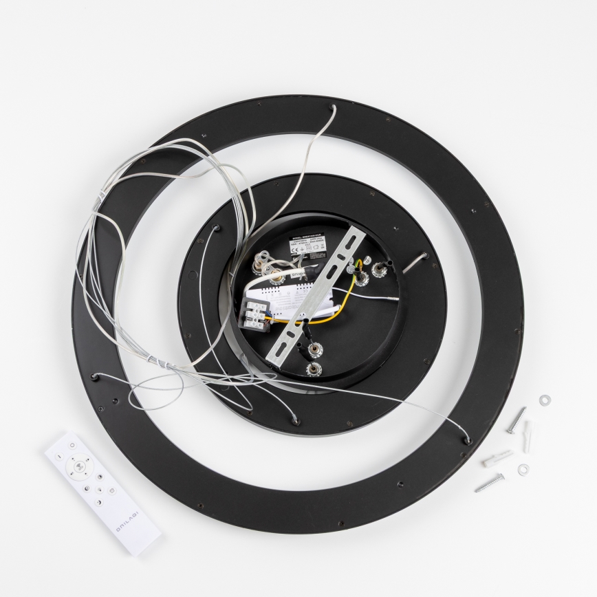 Brilagi - Dimmbar LED-pendellampa med vajer FALCON SLIM LED/68W/230V 3000-6500K Ø 50 cm svart + fjärrkontroll