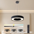 Brilagi - Dimbar LED-pendellampa på vajer LUMIX LED/48W/230V 3000-6000K svart Ø 50 cm + fjärrkontroll