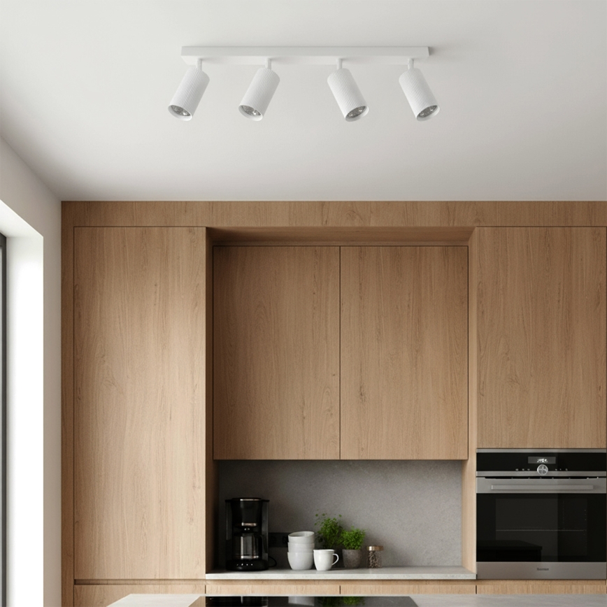 Brilagi - LED RGBW dimbar spotlampa SELE MODERN 4xGU10/4,8W/230V 3000K vit + fjärrkontroll