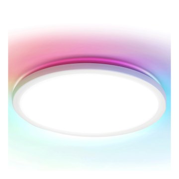 Brilagi - Dimbar LED RGBW taklampa VIBE LED/24W/230V 3000-6500K Ø 26 cm vit + fjärrkontroll