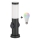 Brilagi - dimbar LED RGBW-utomhuslampa med 2 uttag 1xE27/9W/230V 2700-6500K IP44 40 cm svart