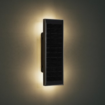 Brilagi - Dimbar LED-solcellsvägglampa SUN LED/2,5W/3,7V 30 cm 2000 mAh IP44