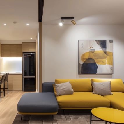 Brilagi - Dimbart LED-spot SELE GOLDEN 2xGU10/6,5W/230V 2700-6500K svart/guld