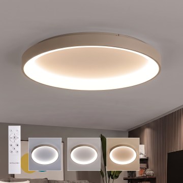 BRILAGI - Dimbar LED-takarmatur FALCON II LED/108W/230V 3000-6500K Ø 80 cm vit/beige + med fjärrkontroll