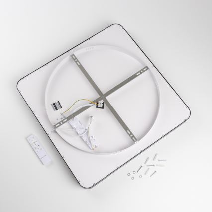 Brilagi - Dimmbar LED-taklampa FALCON II LED/125W/230V 3000-6500K 60x60 cm svart + fjärrkontroll