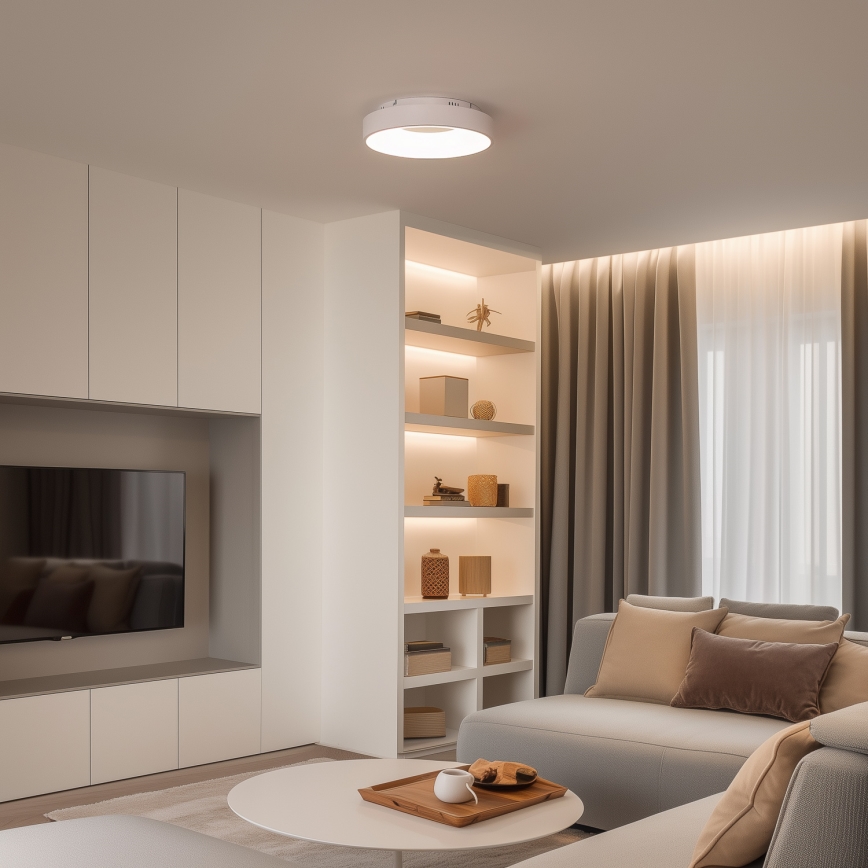 Brilagi - Dimbart LED-takarmatur FALCON II LED/67W/230V 3000-6500K Ø 40 cm vit + fjärrkontroll