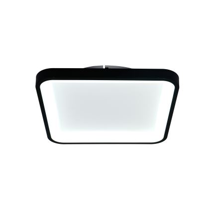 Brilagi - Dimbar LED-takarmatur FALCON SLIM LED/50W/230V 3000-6500K 50x50 cm svart + fjärrkontroll