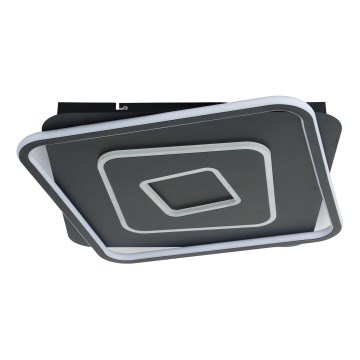 Brilagi - dimbar LED-takarmatur IRIS LED/98W/230V 3000-6000K 50x50 cm svart + fjärrkontroll