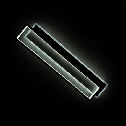 BRILAGI - OUTLINE LED dimbar taklampa 66W, 230V, 3000–6000K, 15×60 cm, vit/svart, inkl. fjärrkontroll