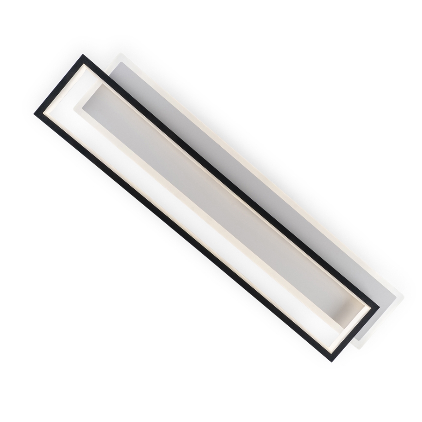 BRILAGI - OUTLINE LED dimbar taklampa 66W, 230V, 3000–6000K, 15×60 cm, vit/svart, inkl. fjärrkontroll