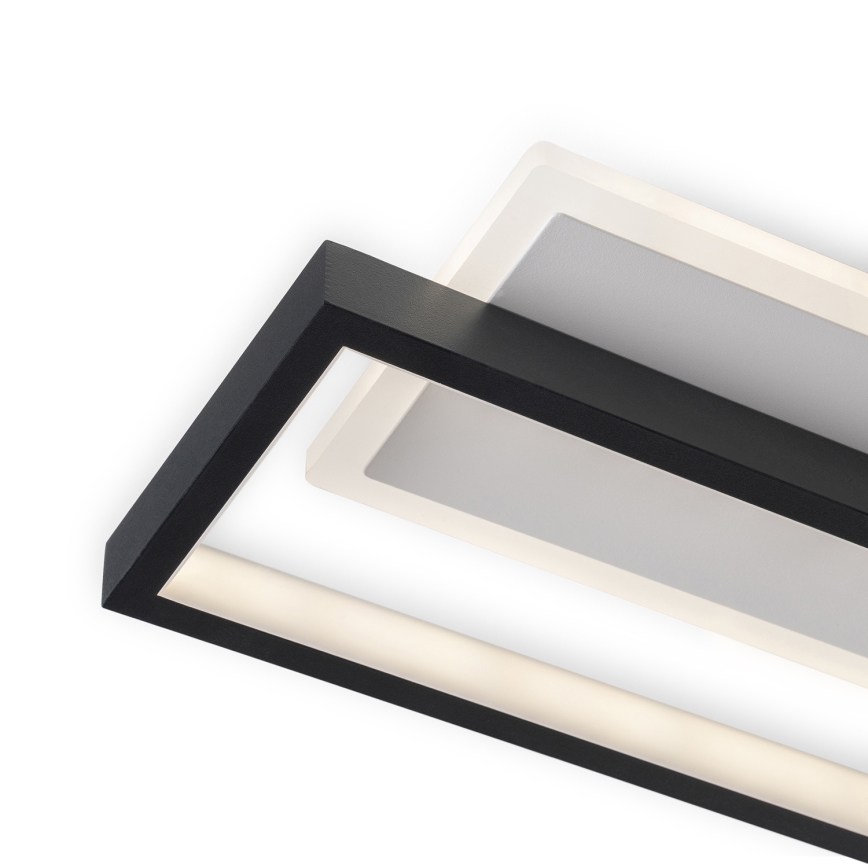 BRILAGI - OUTLINE LED dimbar taklampa 66W, 230V, 3000–6000K, 15×60 cm, vit/svart, inkl. fjärrkontroll