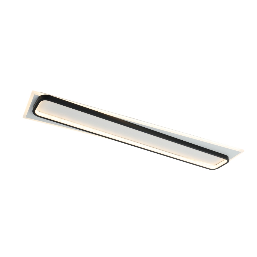 Brilagi - dimbart LED-takarmatur OUTLINE LED/90W/230V 3000-6000K 18x100 cm vit/svart + fjärrkontroll
