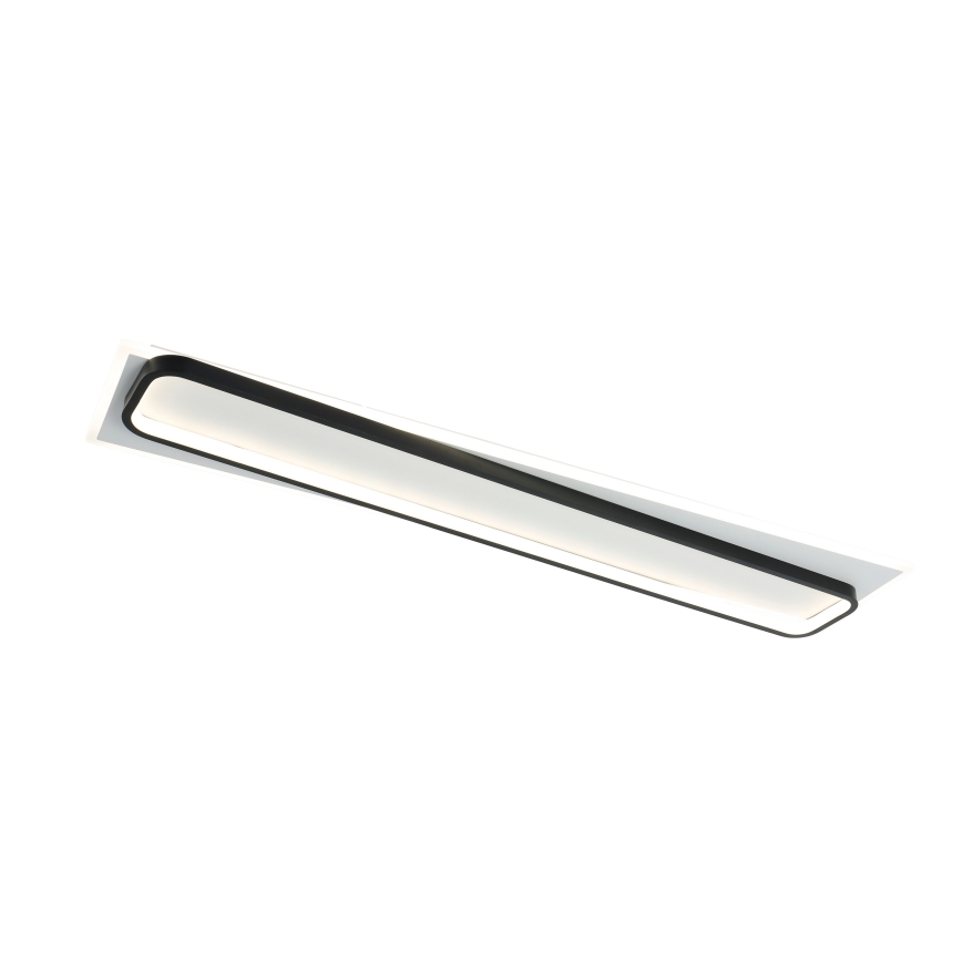 Brilagi - dimbart LED-takarmatur OUTLINE LED/90W/230V 3000-6000K 18x100 cm vit/svart + fjärrkontroll