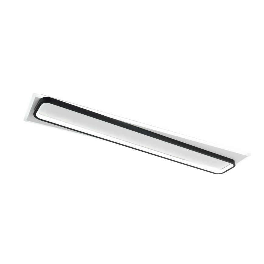 Brilagi - dimbart LED-takarmatur OUTLINE LED/90W/230V 3000-6000K 18x100 cm vit/svart + fjärrkontroll