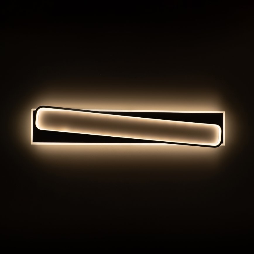BRILAGI - dimbart LED-takarmatur OUTLINE LED/90W/230V 3000-6000K 18x100 cm vit/svart + fjärrkontroll