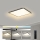 Brilagi - Dimbar LED-takarmatur SLIMFRAME LED/36W/230V 45x45 cm 3000-6000K svart + fjärrkontroll