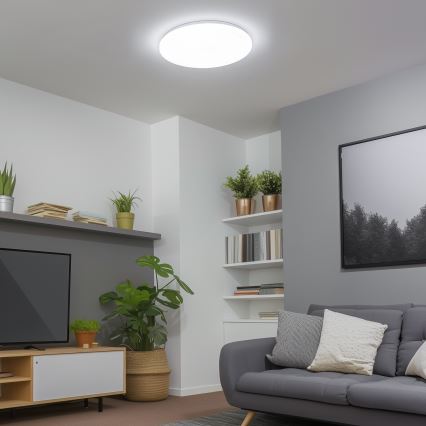 Brilagi - Dimmbar taklampa SMART LED/24W/230V Ø 38 cm 2700–6500 K Wi‑Fi Tuya + fjärrkontroll